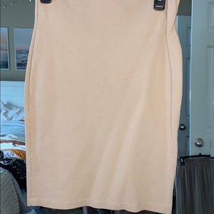 Tan BodyCon Skirt